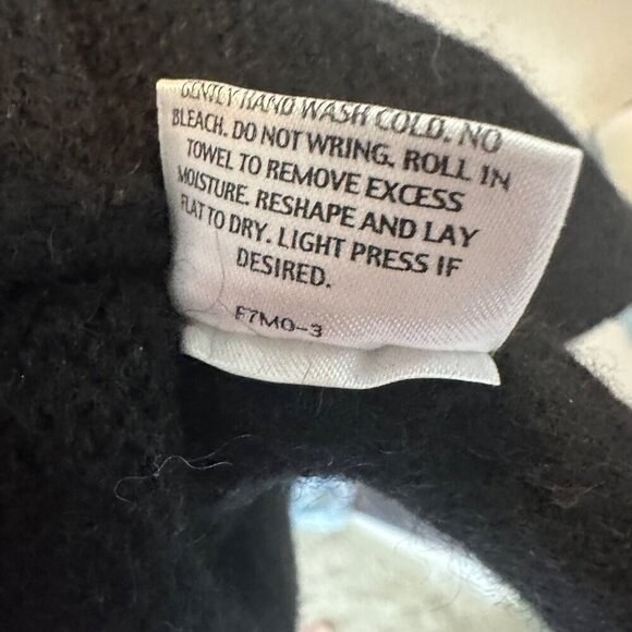 Eileen Fisher Black Open Front Wool-Mohair Blend Cardigan Coat Womens Size M - Picture 4 of 7